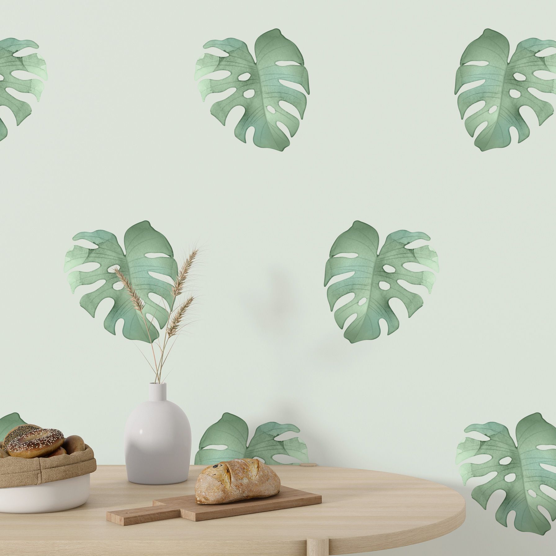 mockup verde ref. 50001 Vinilo Montsera