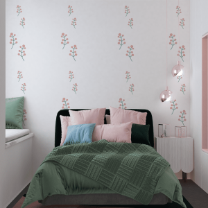 Sticker efecto papel pintado Bole